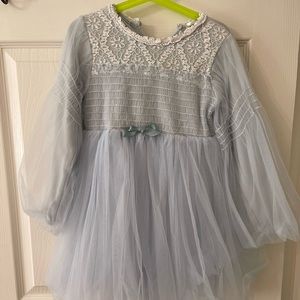 5T blue girl dresses